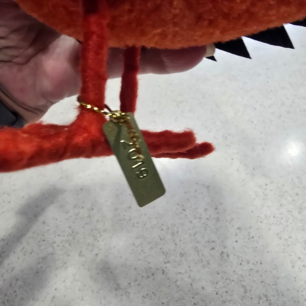 CLAWSON Hyde & Eek Halloween Bird Vampire Orange Black Cape Target 2019 NWT - Picture 11 of 11